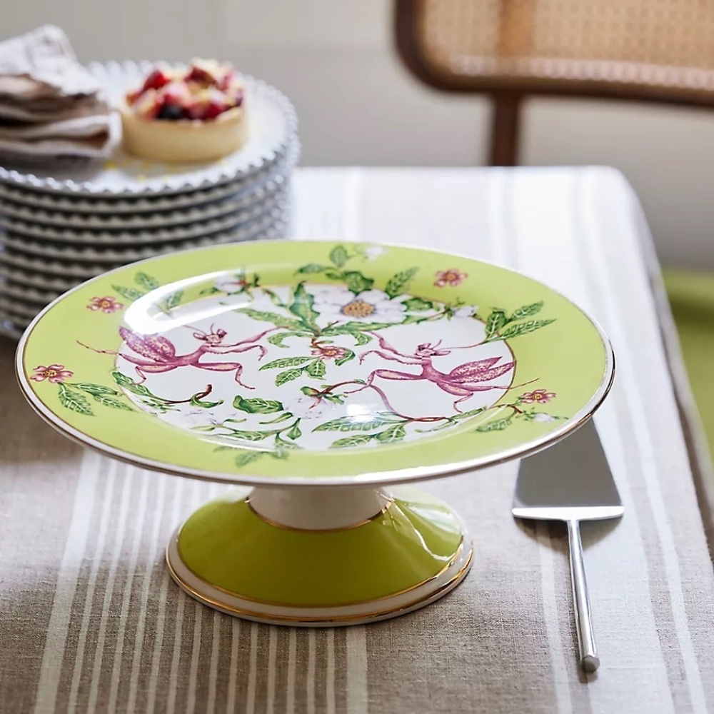 NWT Anthropologie Lou Rota Nature Cake Stand